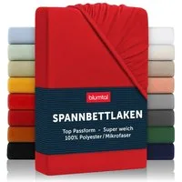 Blumtal Spannbettlaken Bettlaken aus Mikrofaser, Mikrofaser, Gummizug: rundum, (1 Stück)