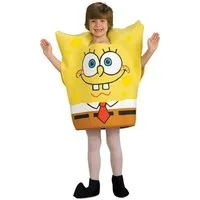 Funidelia Kostüm SpongeBob Schwammkopf Kostüm für Kinder, Ausgepolstertes Kostümoberteil mit Aufdruck