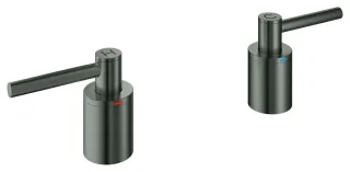 Grohe Hebelgriffe Atrio 14218 1 Paar hard graphite gebürstet, 14218AL0 14218AL0