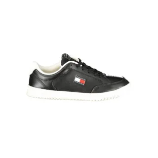 Tommy Hilfiger Schwarzer Polyurethan Herren Sneaker