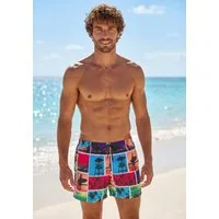 John Devin Badeshorts mit Fotoprint-Design