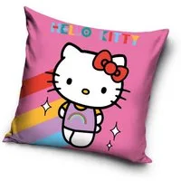 Hello Kitty Dekokissen Hello Kitty Velour Kissen Dekokissen 40 x 40 cm