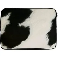 MuchoWow Laptop-Hülle Tiere - Kuh - Fell 13.3 Zoll, Laptopsleeve, weiches Innenfutter zum Schutz Kratzern, Laptoptasche