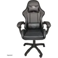 HTI-Living Schreibtischstuhl Schreibtischstuhl für Homeoffice Kunstleder Schwarz (1 Stück, 1 St)