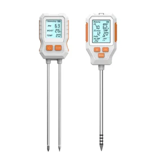 SGS12 3-in-1 SGS15 7-in-1 Soil Analyzer Measures Moisture Temperature pH EC Fertility Light Air Temperature Foldable Dig