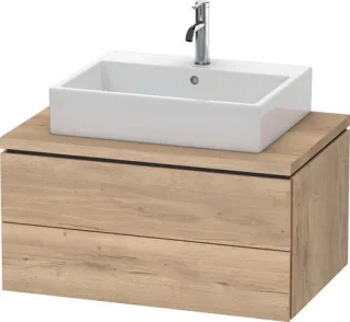 Duravit L-Cube Konsolen-Waschtischunterbau wandhängend 820x547x400 Front: Ei LC581705555