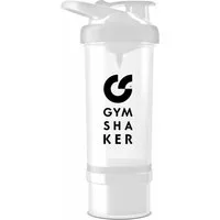 GYMSHAKER Protein Shaker mit Pulverfach - Trinkflasche für Fitness, Sport & Bodybuilding