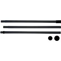 WENKO Klemmstange Herkules, Ø 7,5 mm, ausziehbar, geklemmt, Kunststoff, Metall, verstellbar bis 300 cm