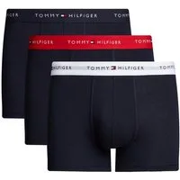 Tommy Hilfiger Underwear Trunk TRUNK 3 PACK (3-St) mit kontrastfarbenem Logobund