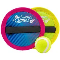 XTREM toys & sports Outdoor-Spielzeug SUMMER GAMES Neopren Catch-Ball-Set, Neopren, mit verstellbaren Riemen