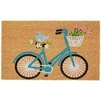 Ib Laursen Fußmatte Ib Laursen Türmatte aus Kokosfasern Fahrrad (45x75cm)