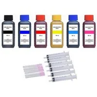inkpro 6 x 100 ml Sublimationstinte BK, C, M, Y, LC, LM, Nachfülltinte (für Epson, EcoTank L1800, L1800, L850, L805, XP-8000, XP-8005, XP-8500, XP-8505, XP-8600, XP-8605, HD XP-15000, XP-55, XP-750, XP-760, XP-850, XP-860, XP-950, XP-960, XP-970, x 6