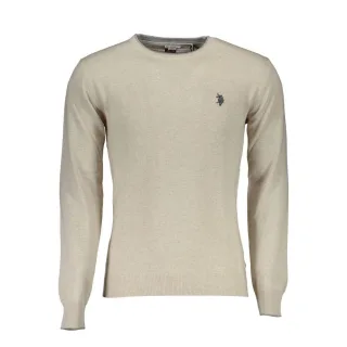 Rundhalsstrickpullover Klassischer Schnitt