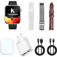 Knauermann Lite 4 (2026) Gesundheitsuhr mit GPS & Telefonfunktion Smartwatch, Bluetooth