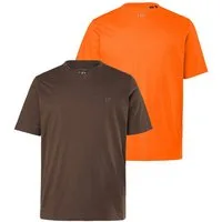 JP1880 T-Shirt T-Shirts Basic 2er-Pack V-Ausschnitt Halbarm (2-tlg)