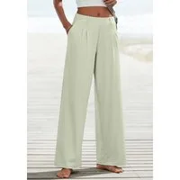 H.I.S Palazzohose mit weitem Bein und kleinen Falten am Bündchen, Loungewear