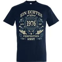 Youth Designz Print-Shirt Herren T-shirt Vintage 1976 Print Geburtstag Geschenk 70er/80er Jahre mit modischen Aufdruck für Männer