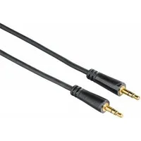 Hama AUX Kabel 3,5mm Klinke-Kabel 5m Schwarz Audio-Kabel, 3,5-mm-Klinke, 3,5mm Klinke (500 cm), Audio-Kabel für Handy Smartphone Tablet PC MP4- MP3-Player CD-Player