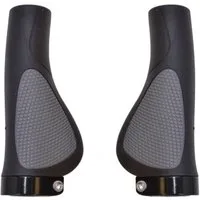 Diedrich Filmer GmbH Fahrradlenkergriff Fahrrad-Griffe Ergonomisch Gummi Schraubgriffe (2x Lenkergriffe, 2-St., Set), Set 130mm Lenker-Griffe Ergo Antirutsch Lenkergriffe Fahrradgriffe