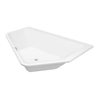 Duravit Paiova Fünfeck-Badewanne 700393000000000 190 x 140 cm, weiss, Ecke rechts, Einbauversion