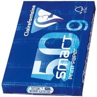 CLAIREFONTAINE Druckerpapier Smart Print Paper, Format DIN A4, 50 g/m², 168 CIE, 500 Blatt