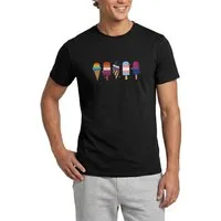 Spreadshirt T-Shirt LGBTQ+ Eiscreme Vielfalt Männer T-Shirt (1-tlg)