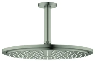 GROHE Kopfbrauseset Rainshower Cosm. 310 100739 D.-auslass 142mm 8l satin steel, 100739MS00 100739MS00