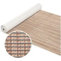 ANRO Schaum-Badematte Antirutschmatte Weichschaummatte Badezimmer Entspannung, Höhe 5 mm, wasserdurchlässig, pflegeleicht, Rillen, rutschhemmend, Drainage Effekt, strapazierfähig, Praktisch, Weich, Rutschhemmend, Schnelltrockend, mit Drainagelöchern,