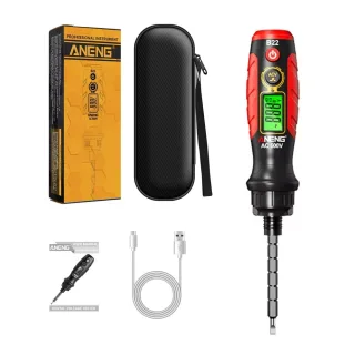 ANENG B22 Voltage Test Pen Screwdriver Digital Rechargeable Contact Measurement Dual-Color Display Two-Way Ratchet Phill