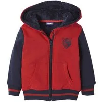 lupilu Fleecejacke Jungen Sweatjacke Jacke mit flauschigem Teddyfleece
