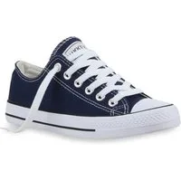 VAN HILL 94237 Sneaker Damen Sneaker Low Canvas Freizeitschuhe Schnürer Basic Sportschuhe
