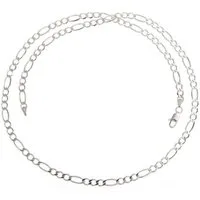 Silberkettenstore Silberkette Figarokette 4,5mm - 925 Silber, Länge wählbar von 38-100cm