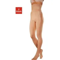 LASCANA Feinstrumpfhose Bauchweg Figurformende Stützstrumpfhose transparent 40 DEN (Packung 2 St) Bodyshaper mit extrahohem Bund