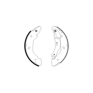 Textar Bremsbacken hinten Ford Transit 2,0 2,2 2,4 D