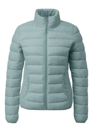 Q/S designed by - Steppjacke mit Stehkragen cyan - Gr. - XS