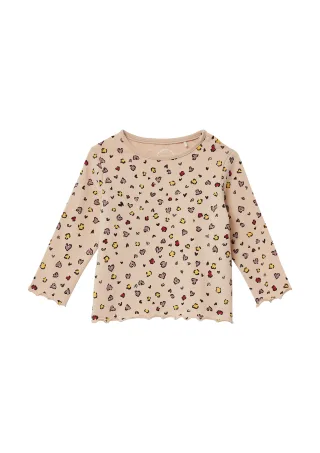s.Oliver - T-Shirt beige/mehrfarbig - Gr. - 80