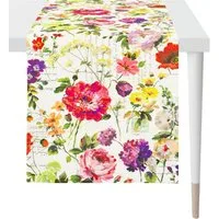 APELT Tischläufer 6850 SUMMERTIME, Sommerdeko, Sommer (1-tlg), mit Sommerblüten, Digitaldruck, Blüten Motiv