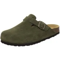AFS-Schuhe 390088 Clogs Pantolette für Herren aus Leder mit Fußbett, Hausschuhe Made in Germany