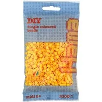 Hama Bügelperlen Hama Bügelperlen – Gelb, Midi 5 mm (1000 Stk)