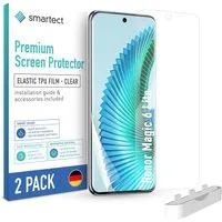 smartect Displayschutzfolie TPU Schutzfolie Klar für Honor Magic 6 Lite, Set, 2 Stück, Panzerfolie Bildschirm Displayfolie