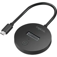 LogiLink Festplatten-Dockingstation LOGILINK USB 3.2 Dockingstation QP0032 NVME/SATA schwarz