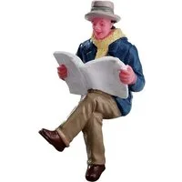 LeMax Weihnachtsdorf LEMAX Weihnachtsdorf: "Reading Morning Papers" (72506)