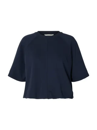 Selected - Sweatshirt - Slwtabby blau - Gr. - XS