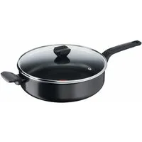Tefal Schmorpfanne Easy Cook & Clean mit Deckel Aluminium Ø 28 cm, Aluminium