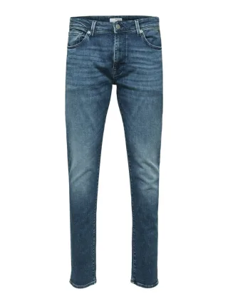 Selected - Slim Fit: Jeans blau - Gr. - 31/32