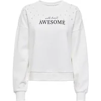 ONLY Sweatshirt ONLJENNA L/S O-NECK EMB. BOX SWT