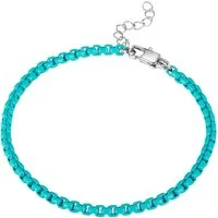 Firetti Fußkette Schmuck Geschenk Edelstahl Fußschmuck Venezianerkette Color