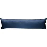BETTWAESCHE-MIT-STIL Seitenschläferkissenbezug Mako Satin Seitenschläferkissen Bezug 40x145 cm & 40x200 cm einfarbig, (1 Stück)