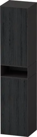 Duravit Zencha Hochschrank Eiche Schwarz & Graphit Matt & Supermatt 400x360x1760 mm - ZE1353L1680000 ZE1353L16800000