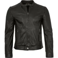 2.0 by Mauritius Lederjacke G2MIgnacy 2.0 by Mauritius - Herren Lederjacke Lammnappa schwarz